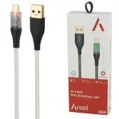 کابل میکرو یو اس بی فست شارژ ANSEL A64 6A 1M