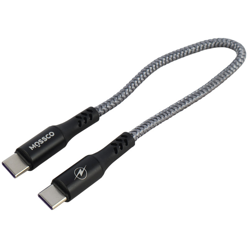 کابل تبدیل کوتاه فست شارژ Mossco ES-22 Type-C To Type-C 2.4A 25cm