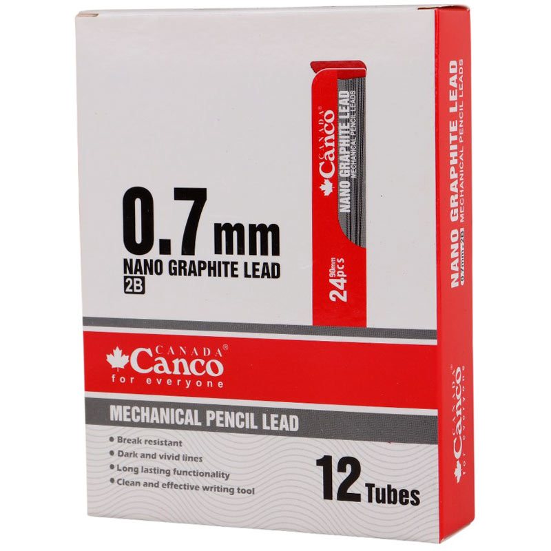 نوک مداد نوکی کنکو 0.7 میلی متر Nano Graphite Lead بسته 12 عددی