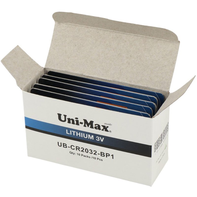 باتری سکه ای Uni-Max CR2032 بسته 10 عددی