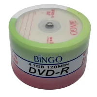 DVD خام بینگو Bingo بسته 50 عددی کد 2