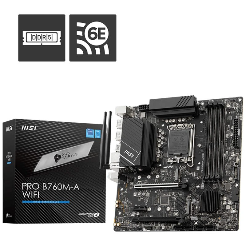 مادربرد ام اس آی Pro B760M-A WIFI DDR5