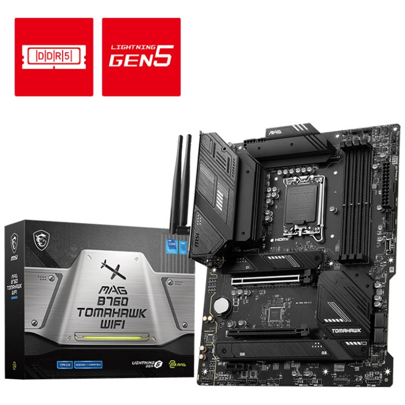 مادربرد ام اس آی MAG B760 TOMAHAWK WIFI DDR5
