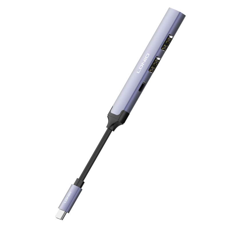 هاب 4 پورت Type-C الدینیو DS-34C