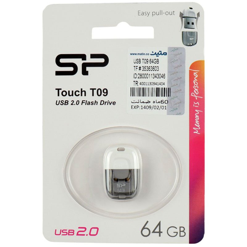 فلش 64 گیگ سیلیکون پاور Silicon Power Touch T09