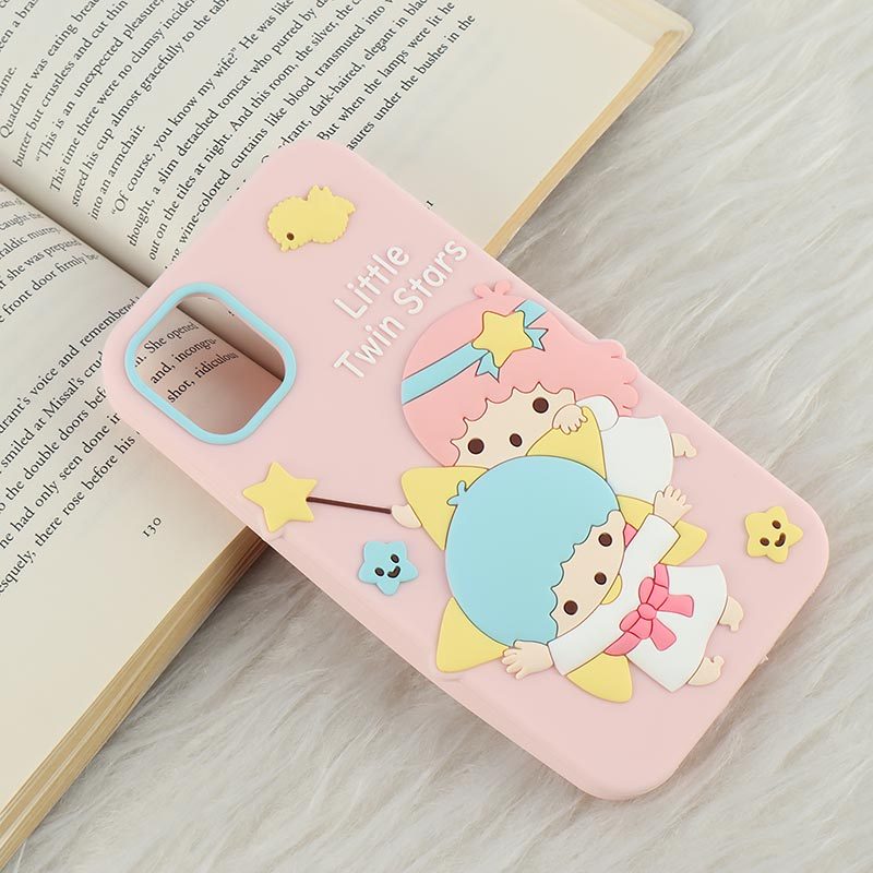 قاب سیلیکونی آیفون iPhone 11 طرح Little Twin Stars