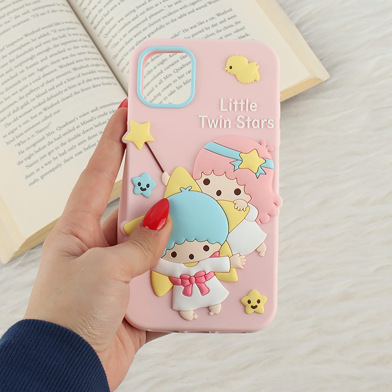 قاب سیلیکونی آیفون iPhone 11 طرح Little Twin Stars