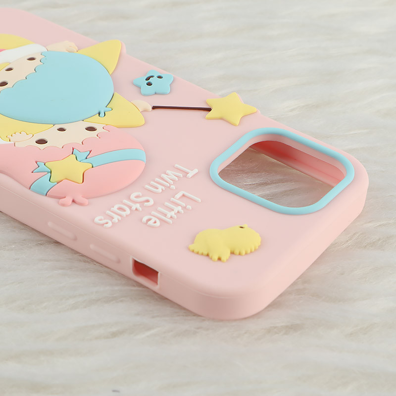 قاب سیلیکونی آیفون iPhone 12 / 12 Pro طرح Little Twin Stars