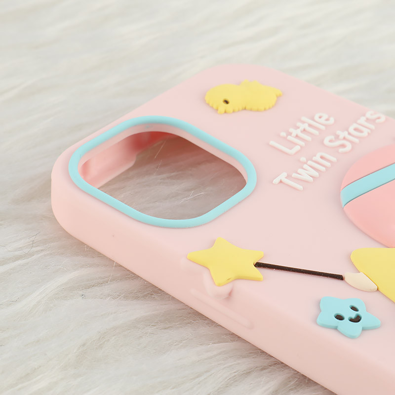 قاب سیلیکونی آیفون iPhone 13 / 14 طرح Little Twin Stars