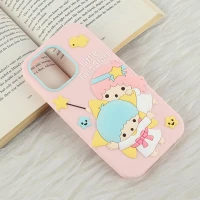 قاب سیلیکونی آیفون iPhone 13 Pro Max طرح Little Twin Stars