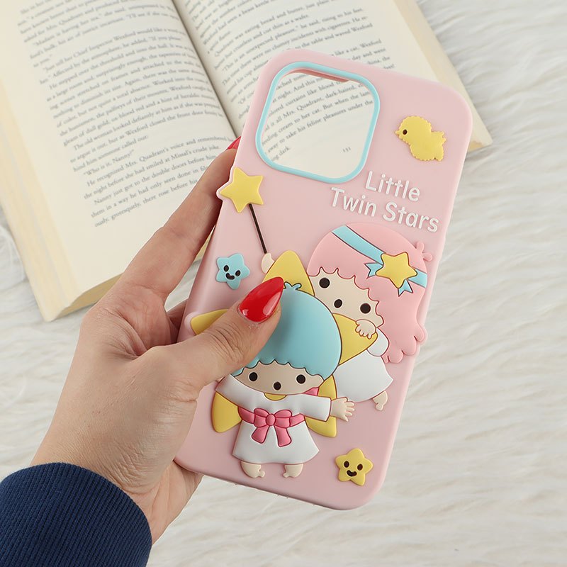 قاب سیلیکونی آیفون iPhone 13 Pro Max طرح Little Twin Stars