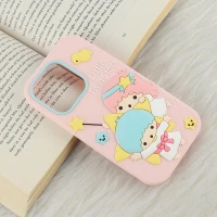 قاب سیلیکونی آیفون iPhone 15 Pro طرح Little Twin Stars