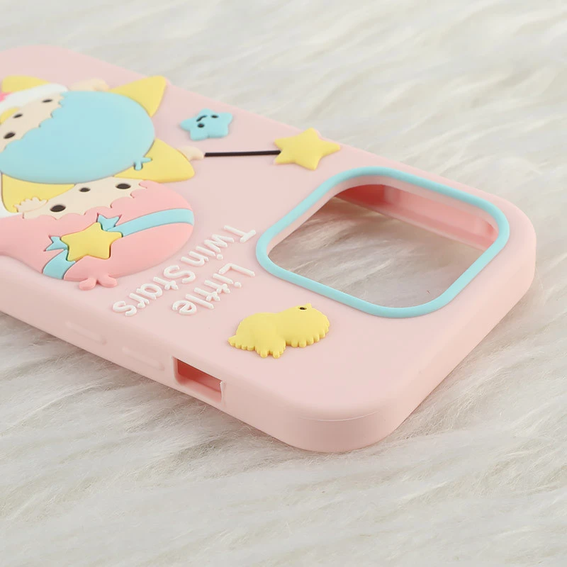 قاب سیلیکونی آیفون iPhone 15 Pro طرح Little Twin Stars