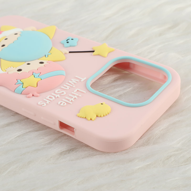 قاب سیلیکونی آیفون iPhone 15 Pro طرح Little Twin Stars