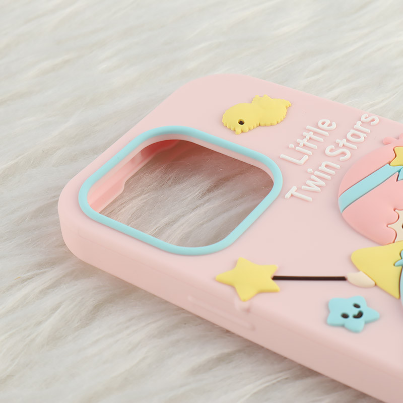 قاب سیلیکونی آیفون iPhone 15 Pro طرح Little Twin Stars