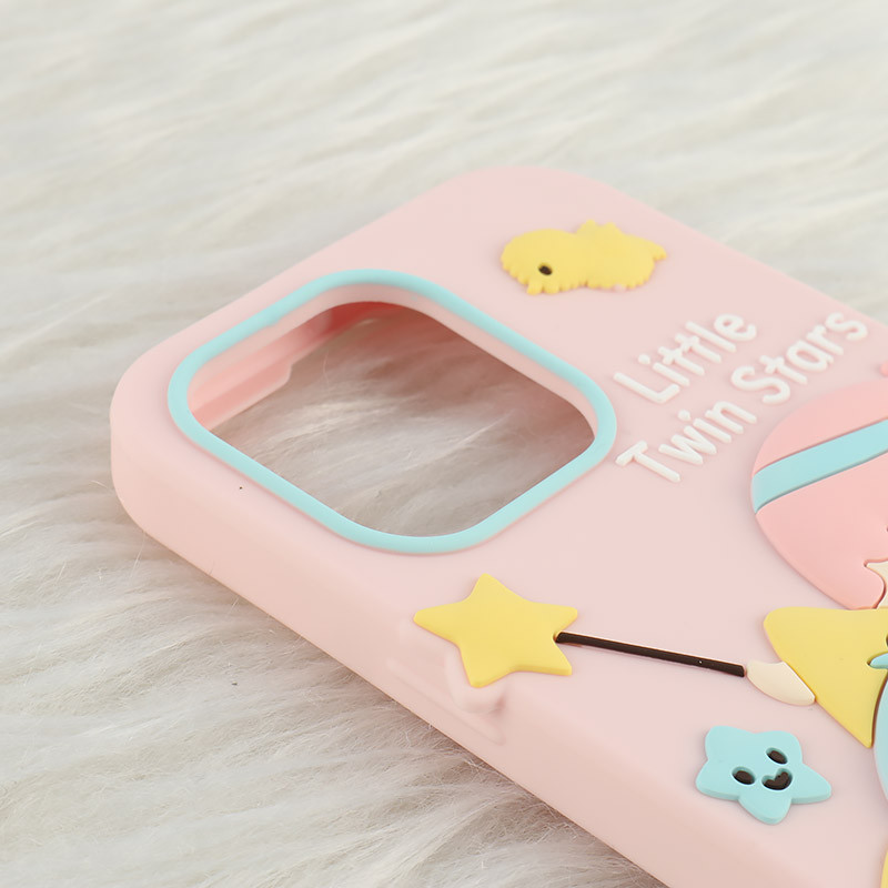 قاب سیلیکونی آیفون iPhone 15 Pro Max طرح Little Twin Stars