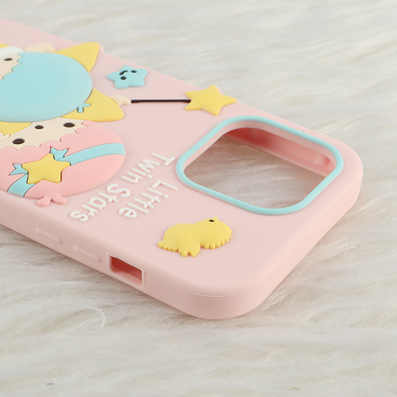 قاب سیلیکونی آیفون iPhone 15 Pro Max طرح Little Twin Stars