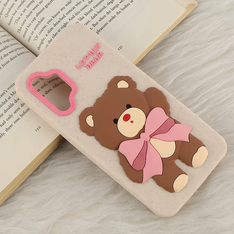 قاب سیلیکونی سامسونگ Galaxy A32 4G برجسته طرح Lovely Bear