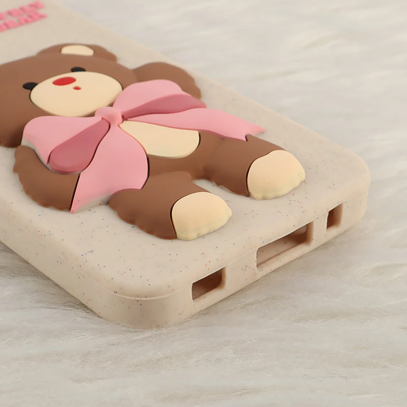 قاب سیلیکونی سامسونگ Galaxy A32 4G برجسته طرح Lovely Bear