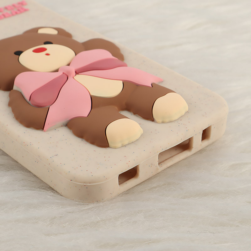 قاب سیلیکونی سامسونگ Galaxy A32 4G برجسته طرح Lovely Bear
