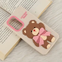 قاب سیلیکونی سامسونگ Galaxy A52 / A52s برجسته طرح Lovely Bear