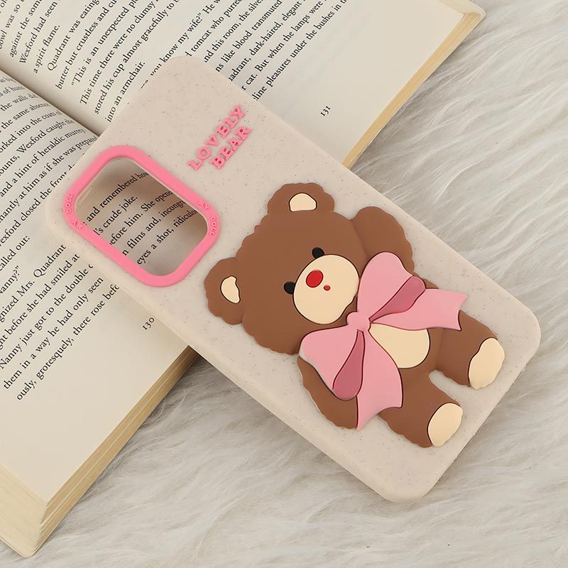 قاب سیلیکونی سامسونگ Galaxy A52 / A52s برجسته طرح Lovely Bear
