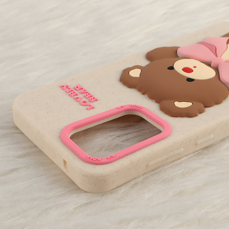 قاب سیلیکونی سامسونگ Galaxy A52 / A52s برجسته طرح Lovely Bear