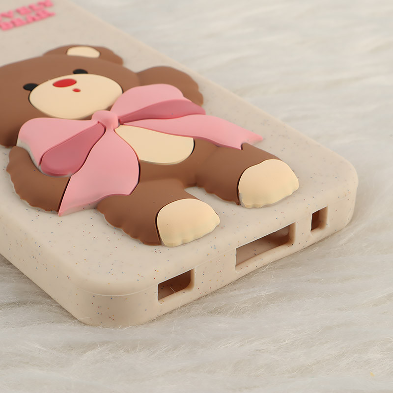 قاب سیلیکونی سامسونگ Galaxy A52 / A52s برجسته طرح Lovely Bear