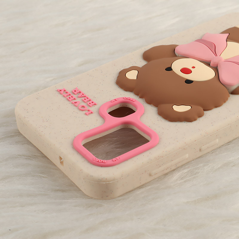 قاب سیلیکونی سامسونگ Galaxy A21s برجسته طرح Lovely Bear