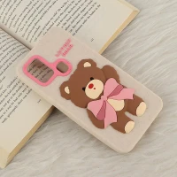 قاب سیلیکونی سامسونگ Galaxy A21s برجسته طرح Lovely Bear