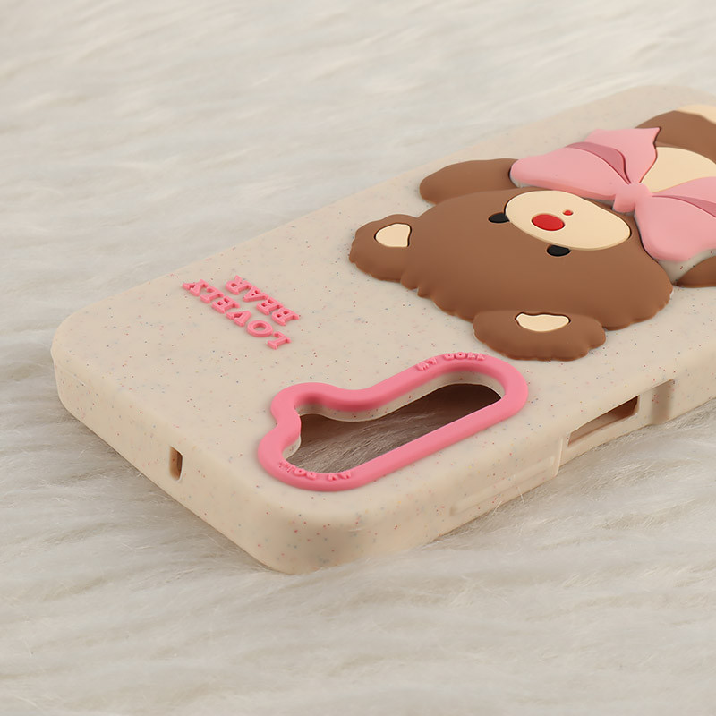 قاب سیلیکونی سامسونگ Galaxy A25 برجسته طرح Lovely Bear