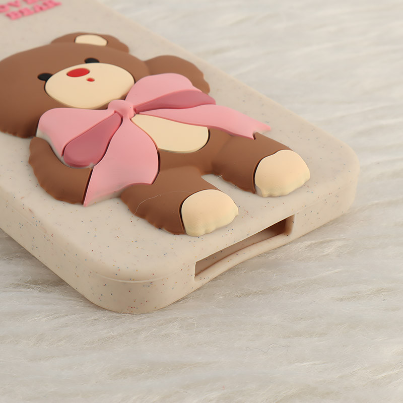 قاب سیلیکونی سامسونگ Galaxy A55 برجسته طرح Lovely Bear