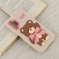قاب سیلیکونی سامسونگ Galaxy A13 4G برجسته طرح Lovely Bear