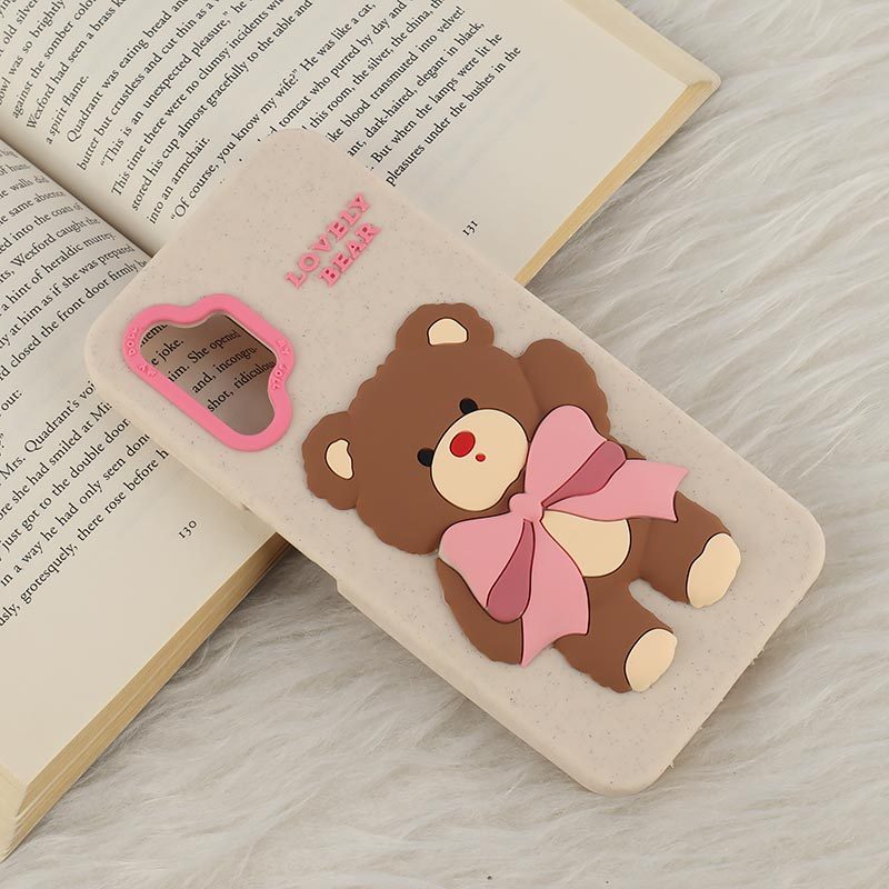 قاب سیلیکونی سامسونگ Galaxy A13 4G برجسته طرح Lovely Bear