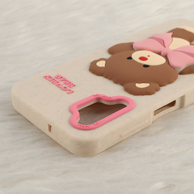 قاب سیلیکونی سامسونگ Galaxy A13 4G برجسته طرح Lovely Bear