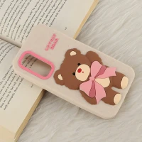 قاب سیلیکونی سامسونگ Galaxy A54 برجسته طرح Lovely Bear