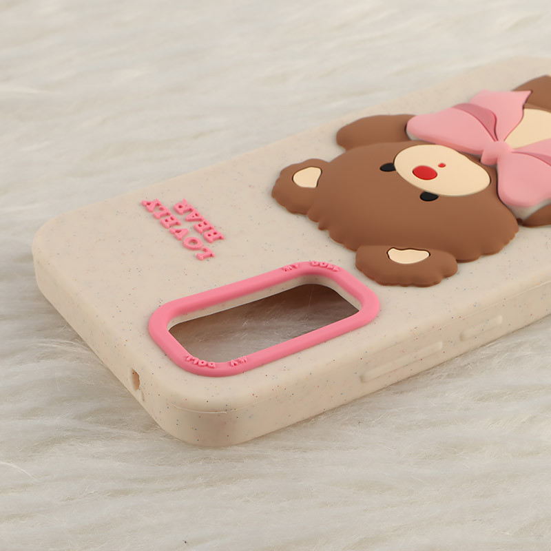 قاب سیلیکونی سامسونگ Galaxy A54 برجسته طرح Lovely Bear
