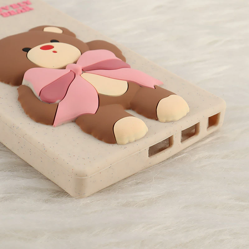 قاب سیلیکونی سامسونگ Galaxy S24 Ultra برجسته طرح Lovely Bear