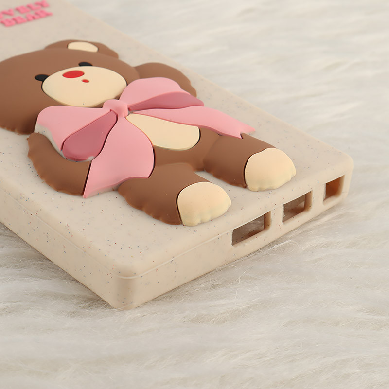 قاب سیلیکونی سامسونگ Galaxy S24 Ultra برجسته طرح Lovely Bear