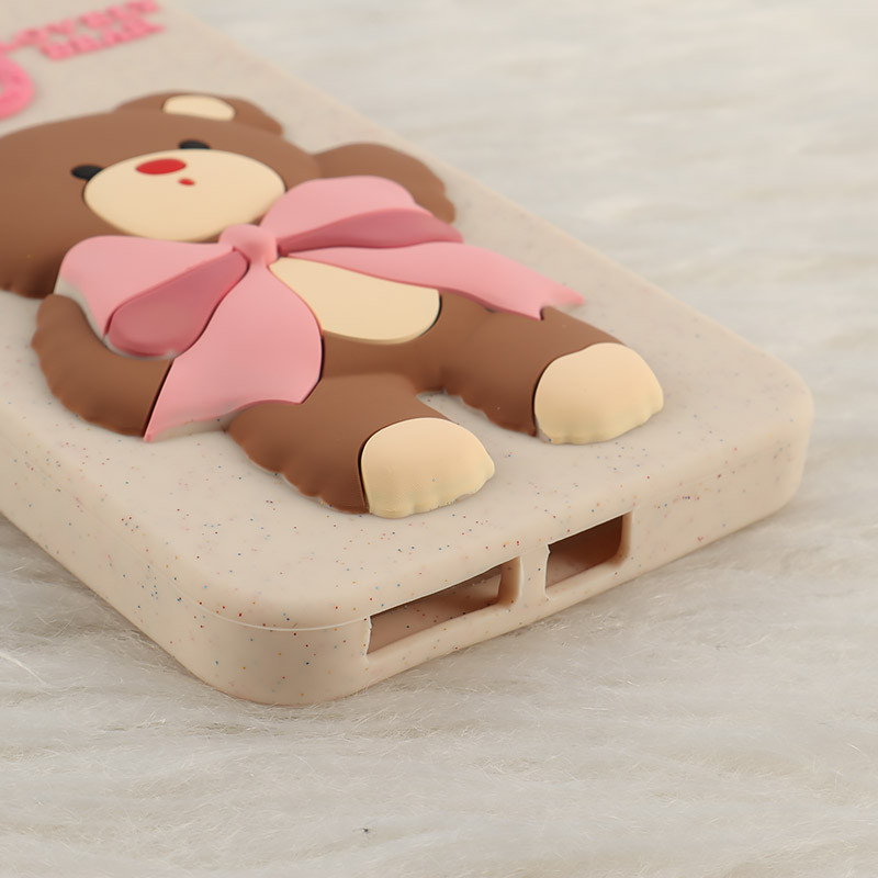قاب سیلیکونی شیائومی Redmi Note 13 4G برجسته طرح Lovely Bear