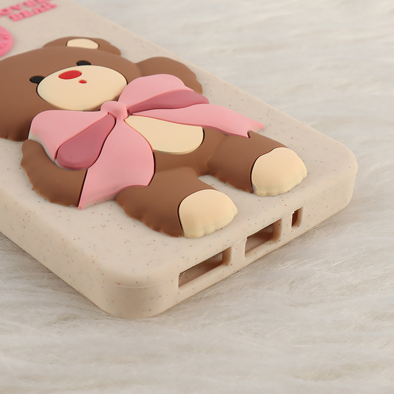 قاب سیلیکونی شیائومی Redmi Note 13 Pro 4G برجسته طرح Lovely Bear