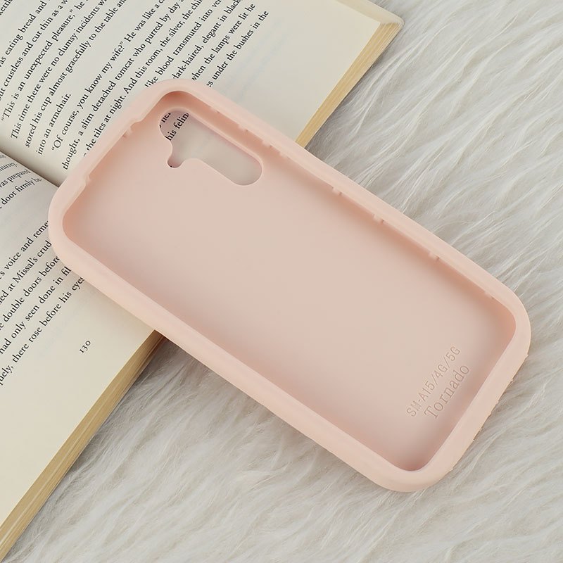 قاب سیلیکونی سامسونگ Galaxy A15 برجسته طرح Pink Ribbon