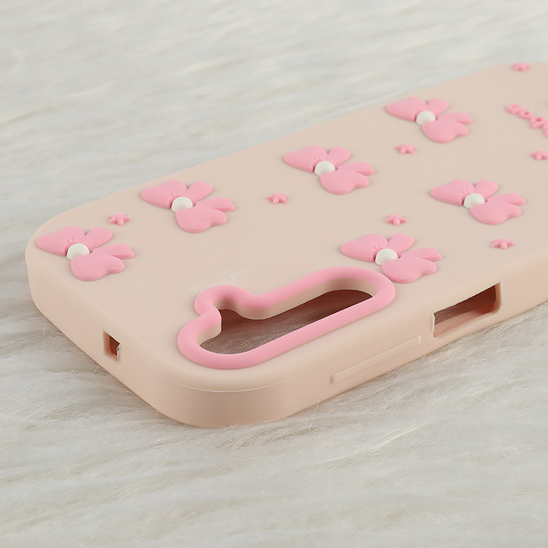 قاب سیلیکونی سامسونگ Galaxy A15 برجسته طرح Pink Ribbon