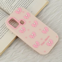 قاب سیلیکونی سامسونگ Galaxy A21s برجسته طرح Pink Ribbon