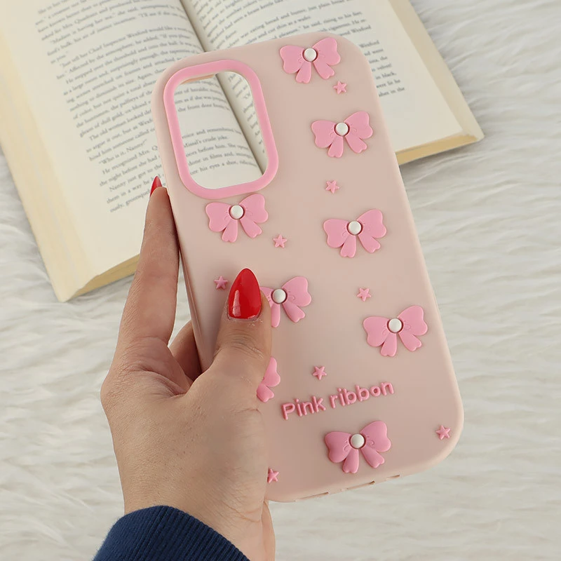 قاب سیلیکونی سامسونگ Galaxy A73 برجسته طرح Pink Ribbon