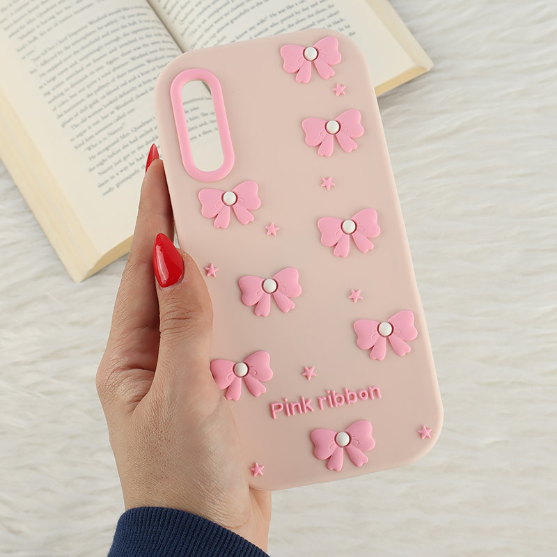 قاب سیلیکونی سامسونگ Galaxy A30s / A50 / A50s برجسته طرح Pink Ribbon
