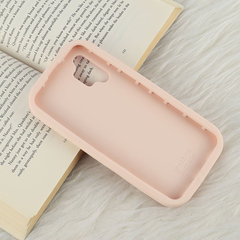 قاب سیلیکونی سامسونگ Galaxy A32 4G برجسته طرح Pink Ribbon