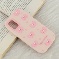 قاب سیلیکونی سامسونگ Galaxy A51 4G برجسته طرح Pink Ribbon