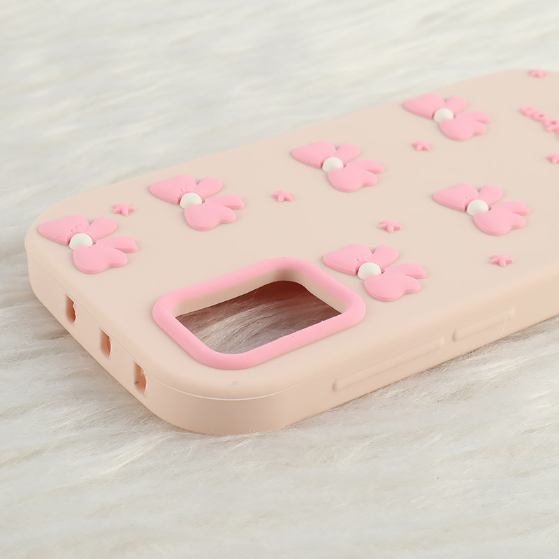 قاب سیلیکونی سامسونگ Galaxy A51 4G برجسته طرح Pink Ribbon
