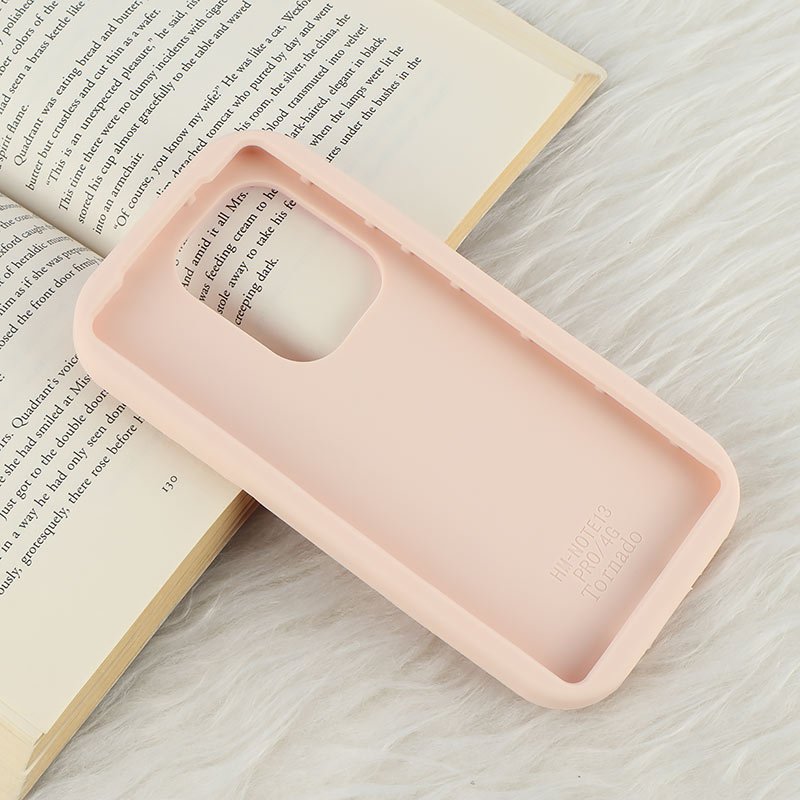 قاب سیلیکونی شیائومی Redmi Note 13 Pro 4G برجسته طرح Pink Ribbon